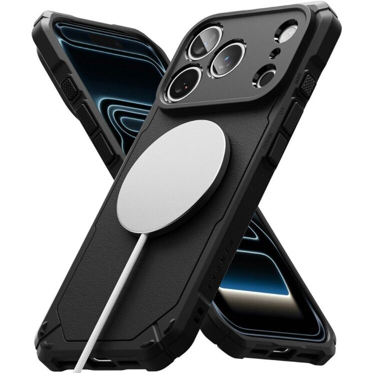 Защитный чехол Ringke Rugged Gear Magnetic для iPhone 18 Pro Max (8800380462267) - Black (423987B) Защитный чехол Ringke Rugged Gear Magnetic для iPhone 18 Pro Max (8800380462267) - Black: фото 4 из 19