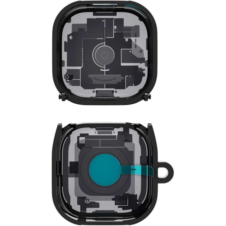Захисний чохол Spigen Ultra Hybrid Zero One (FH) для Samsung Galaxy Buds 4 / Buds 4 Pro (ACS11201) - Black: фото 8 з 14