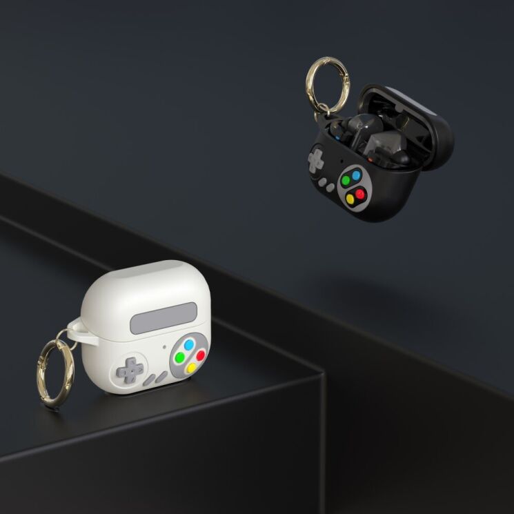 Защитный чехол Deexe Game Design для Samsung Galaxy Buds 3 Pro - Black: фото 4 из 5