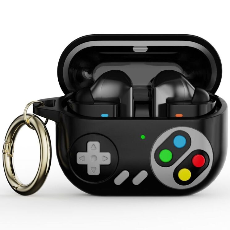 Защитный чехол Deexe Game Design для Samsung Galaxy Buds 3 Pro - Black: фото 1 из 5