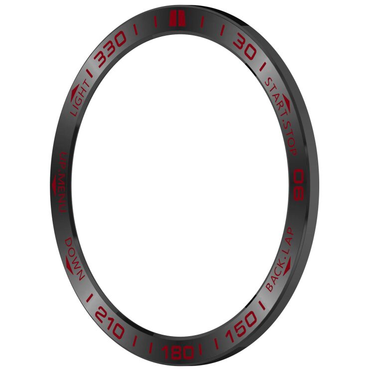 Захисна накладка Deexe Bezel Guard для Garmin Quatix 8 (47mm) - Black / Red (369701BR) Захисна накладка Deexe Bezel Guard для Garmin Quatix 8 (47mm) - Black / Red: фото 5 з 6