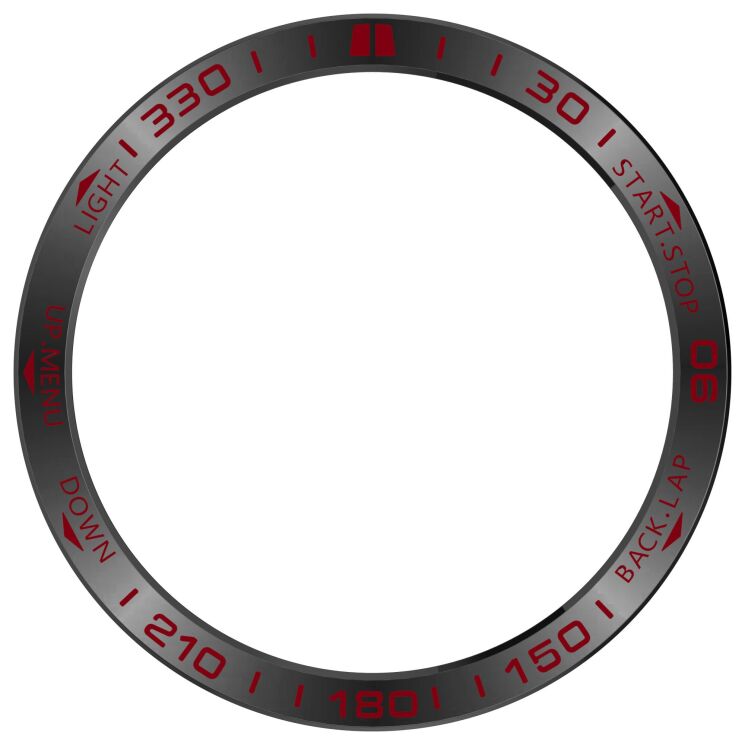 Захисна накладка Deexe Bezel Guard для Garmin Quatix 8 (47mm) - Black / Red (369701BR) Захисна накладка Deexe Bezel Guard для Garmin Quatix 8 (47mm) - Black / Red: фото 3 з 6