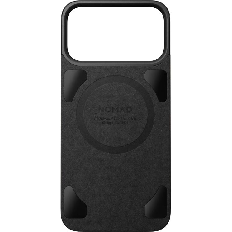 Защитная накладка Nomad Mag Leather Back для iPhone 17 Pro Max (NM014391858) - Black: фото 5 из 11