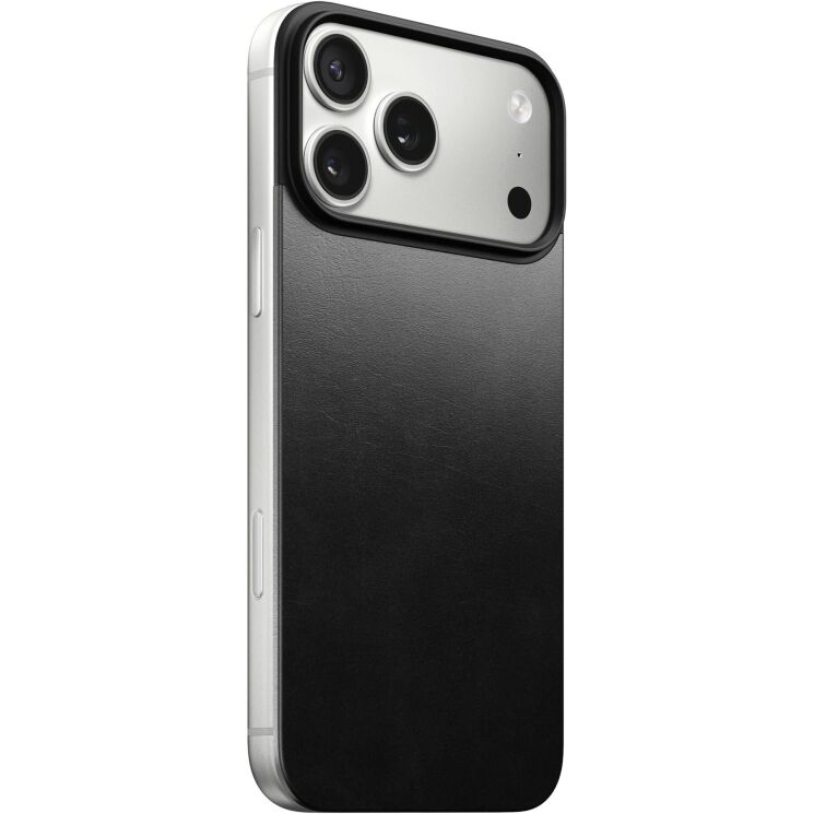 Защитная накладка Nomad Mag Leather Back для iPhone 17 Pro Max (NM014391858) - Black: фото 1 из 11
