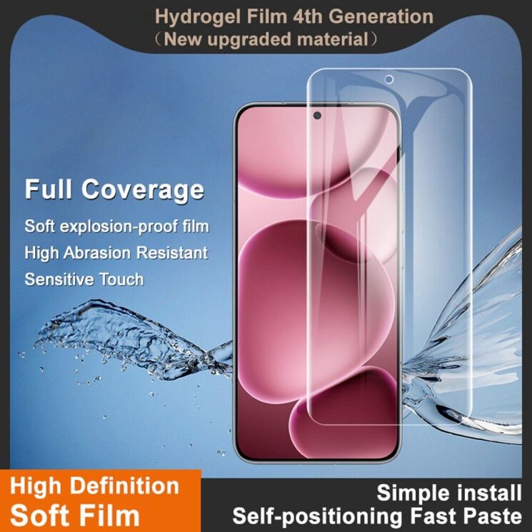Защитная пленка IMAK Hydrogel Clear Film для Xiaomi Poco F7: фото 4 из 12
