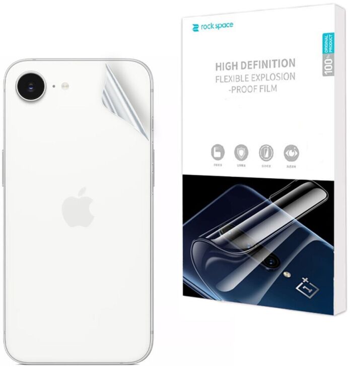 Захисна плівка на задню панель RockSpace Explosion-Proof SuperClear для Apple iPhone 16e: фото 1 з 9