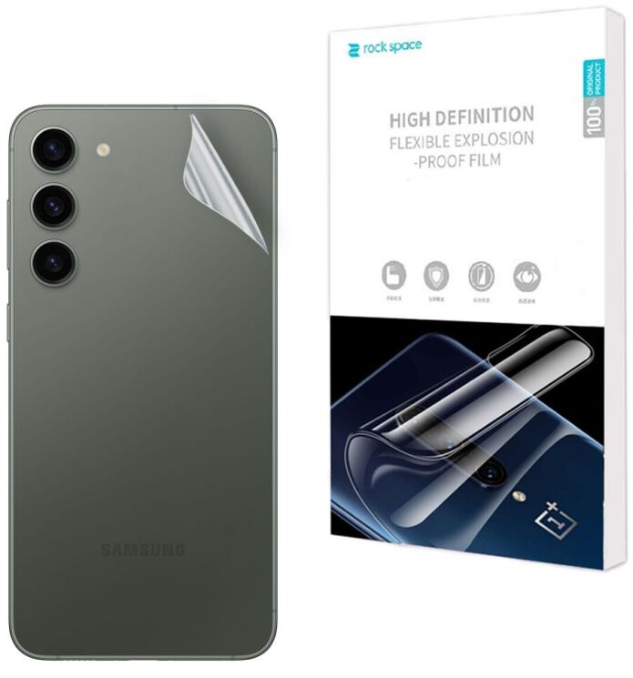 Захисна плівка на задню панель RockSpace Explosion-Proof SuperClear для Samsung Galaxy S23 Plus (S916): фото 1 з 9