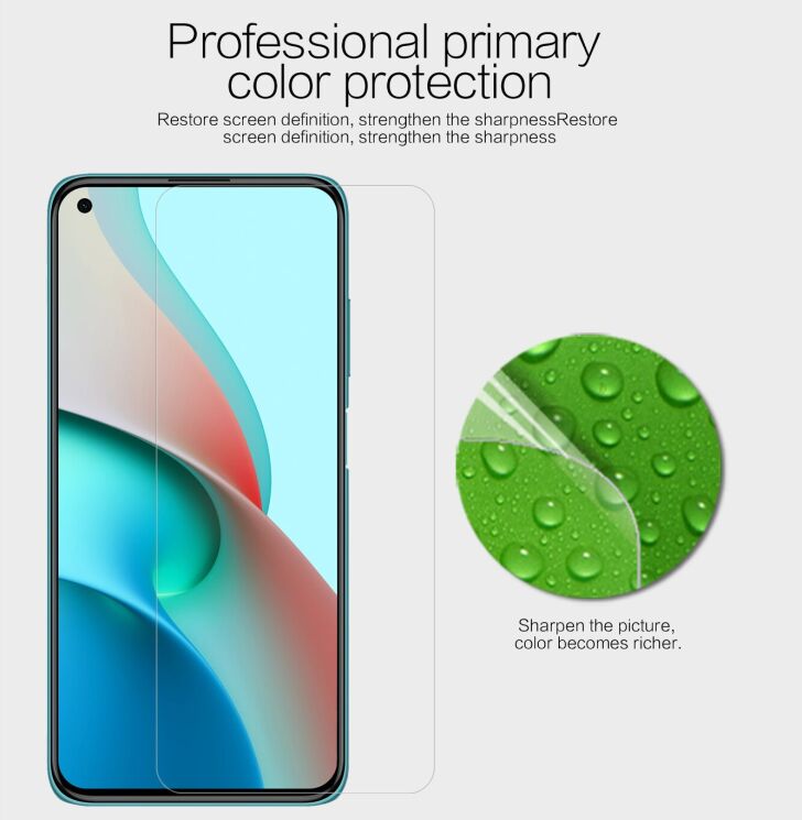 Защитная пленка NILLKIN Crystal для Xiaomi Redmi Note 9T: фото 5 из 11