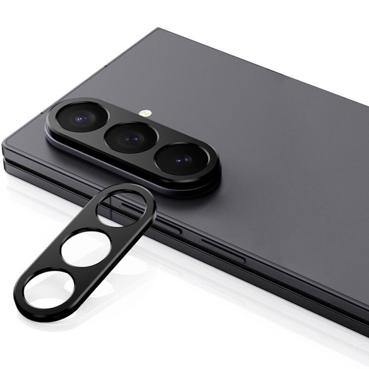 Защитная рамка IMAK Camera Styling для Samsung Galaxy Fold 8 Ultra / Fold 7 - Black: фото 2 из 7