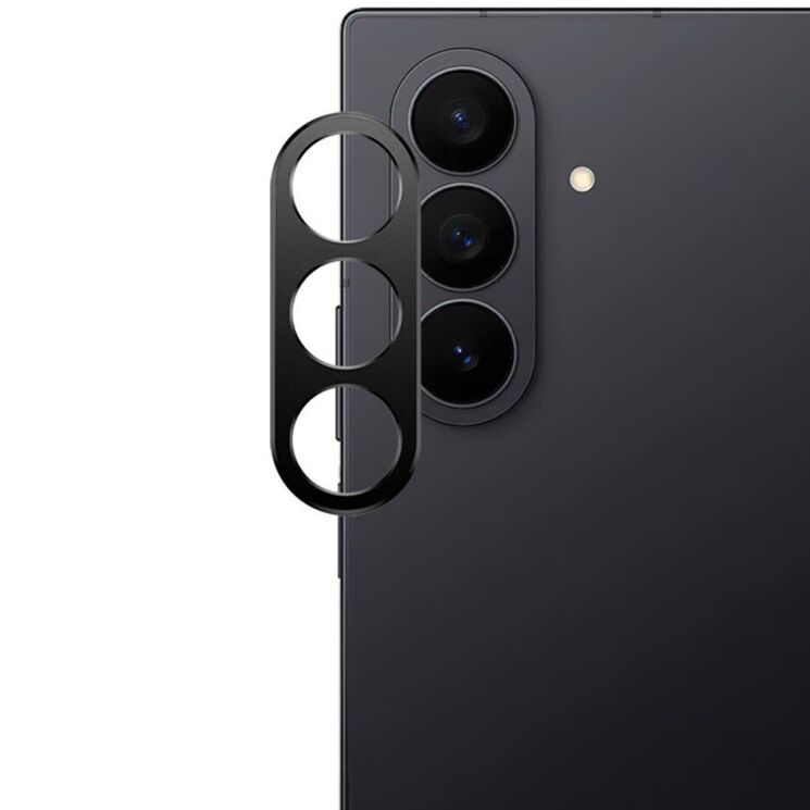Защитная рамка IMAK Camera Styling для Samsung Galaxy Fold 8 Ultra / Fold 7 - Black: фото 1 из 7