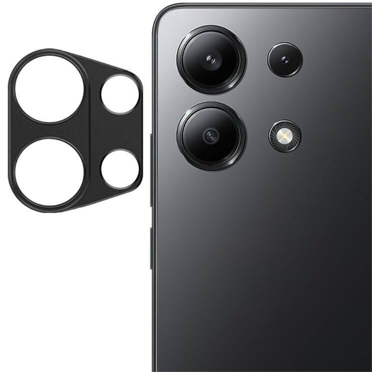 Защитная рамка IMAK Camera Styling для Xiaomi Redmi Note 13 Pro 4G / Poco M6 Pro - Black: фото 1 из 12