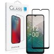 Защитное стекло ACCLAB Full Glue для Nokia C32 - Black
