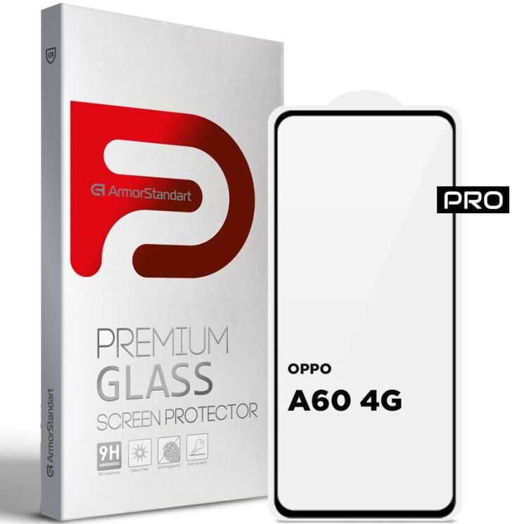 Защитное стекло ArmorStandart Pro 5D для OPPO A60 - Black: фото 1 из 7