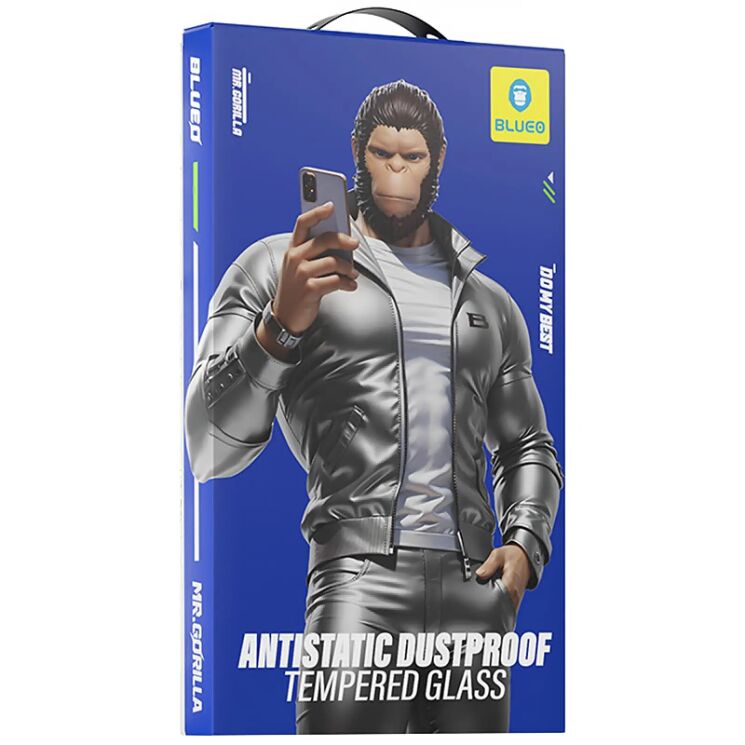 Защитное стекло Blueo Full Cover Anti-Static для Samsung Galaxy S26 Plus (S947) - Black: фото 3 из 6