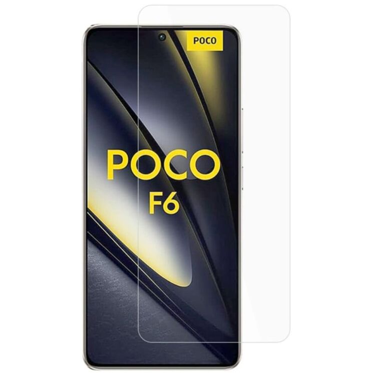 Защитное стекло Deexe Crystal Glass для Xiaomi Poco F6: фото 1 из 3