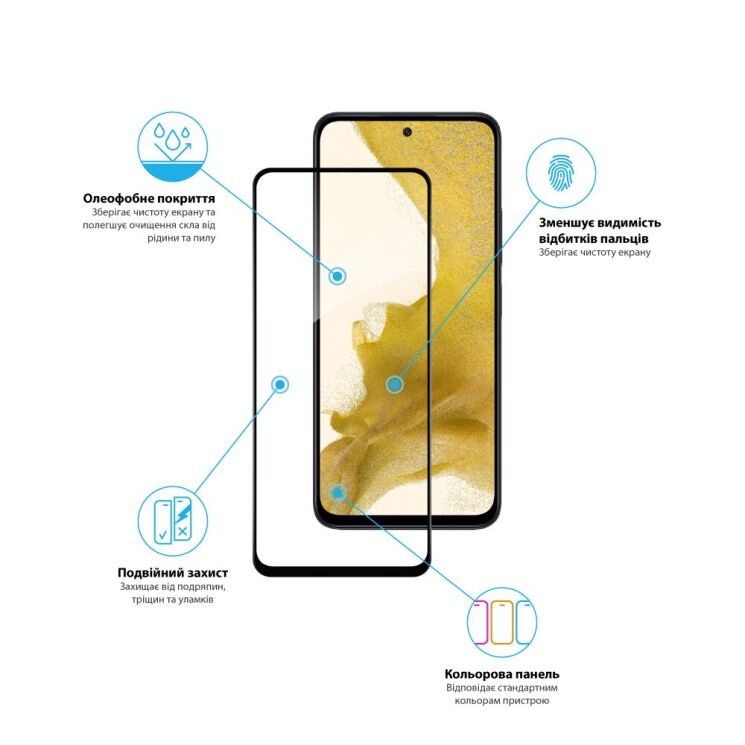 Защитное стекло Global Full Glue для Xiaomi Redmi 13 - Black: фото 4 из 4