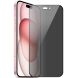 Защитное стекло HAT PRINCE Anti-Spy для Apple iPhone 16 Plus - Black (360631B). Фото 1 из 10