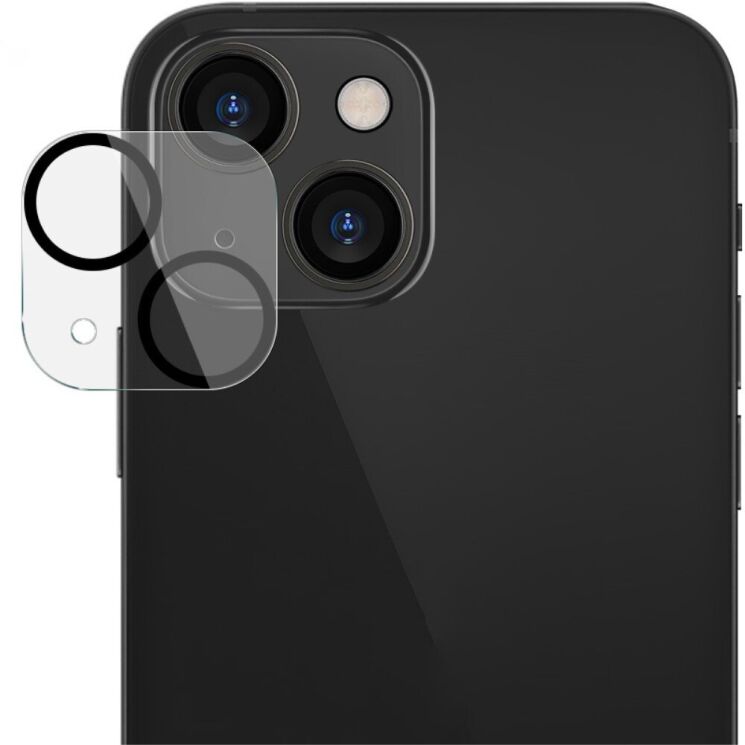 Защитное стекло на камеру IMAK Integrated Lens Protector для Apple iPhone 13 / iPhone 13 mini - Black: фото 2 из 11