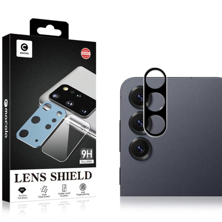 Защитное стекло на камеру MOCOLO Black Camera Lens для Samsung Galaxy S26 Plus - Black: фото 8 из 8