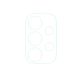 Защитное стекло на заднюю камеру Deexe Lens Protector для Samsung Galaxy A33 (A336) (292759). Фото 2 из 2