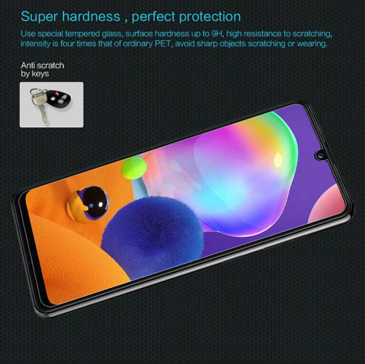 Захисне скло NILLKIN Amazing H для Samsung Galaxy A31 (A315) - Transparent: фото 6 з 16