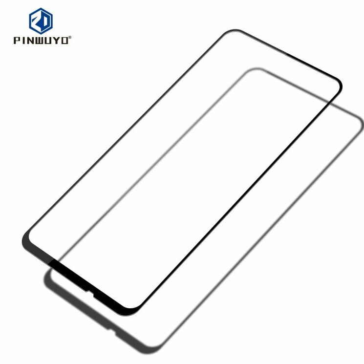 Защитное стекло PINWUYO Full Glue Cover для Huawei P Smart Pro / Honor 9X (for China) - Black: фото 3 из 13