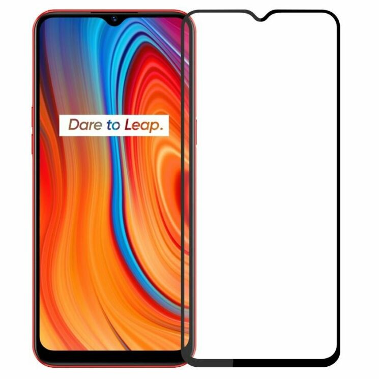 Захисне скло PINWUYO Full Glue Cover для Realme C3 / Realme 6i - Black: фото 2 з 15