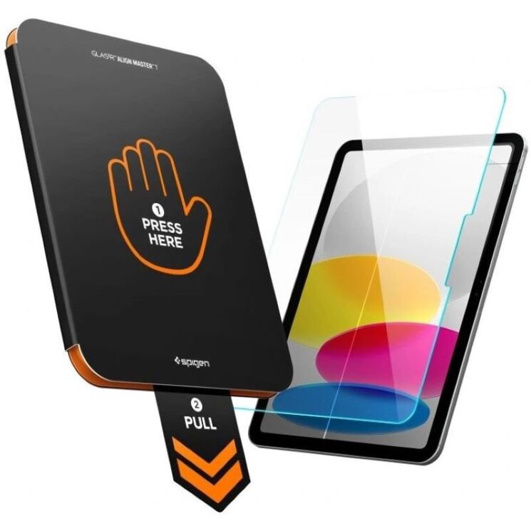 Защитное стекло Spigen GLAS.tR AlignMaster T для iPad 10.9 (2022) / iPad 11 (2025) AGL11698: фото 2 из 12