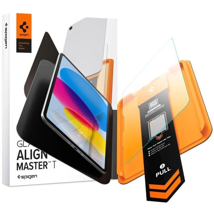 Защитное стекло Spigen GLAS.tR AlignMaster T для iPad 10.9 (2022) / iPad 11 (2025) AGL11698: фото 1 из 12