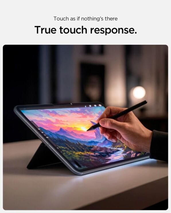 Защитное стекло Spigen GLAS.tR AlignMaster T для iPad 10.9 (2022) / iPad 11 (2025) AGL11698: фото 10 из 12