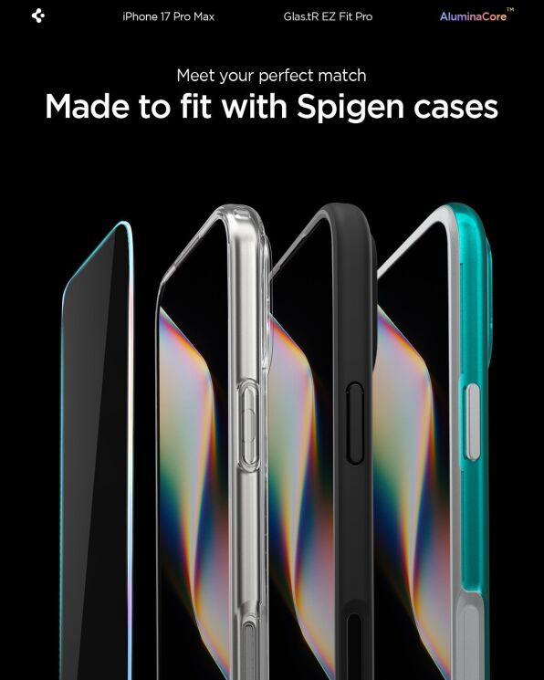 Защитное стекло Spigen (SGP) Glas.tR EZ Fit Pro для iPhone 16 Pro Max / 17 Pro Max (AGL10095): фото 14 из 14