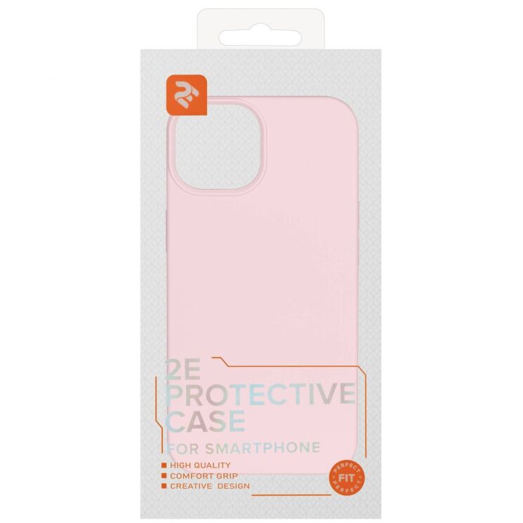 Защитный чехол 2Е Liquid Silicone для iPhone 14 - Pink: фото 3 из 3