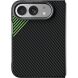 Защитный чехол ABEEL Carbon Fiber Case для iPhone Duo - Black / Green (435042BG). Фото 2 из 7