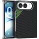 Защитный чехол ABEEL Carbon Fiber Case для iPhone Duo - Black / Green (435042BG). Фото 1 из 7