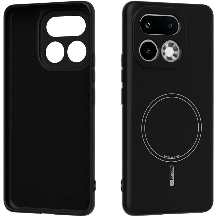 Захисний чохол ABEEL Lyra Skin with MagSafe для Realme 16 Pro Plus - Black (428513B) Захисний чохол ABEEL Lyra Skin with MagSafe для Realme 16 Pro Plus - Black: фото 1 з 7
