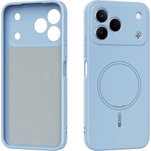 Защитный чехол ABEEL Lyra Skin with MagSafe для TECNO Spark 50 - Sky Blue: фото 1 из 7