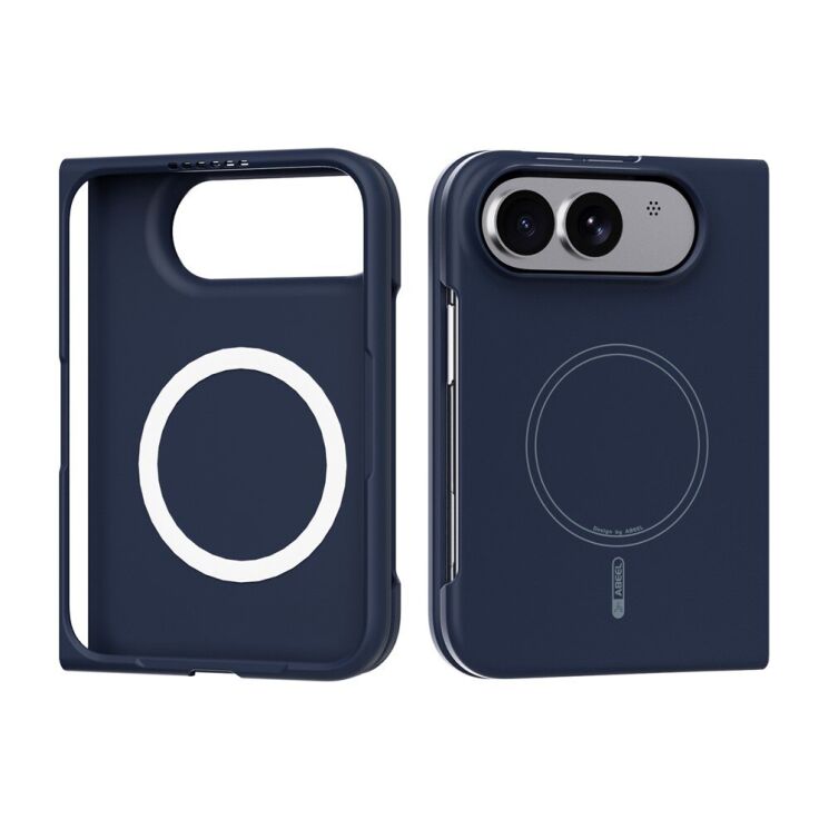 Захисний чохол ABEEL Lyra Skin with MagSafe (FF) для iPhone Duo - Dark Blue: фото 1 з 6