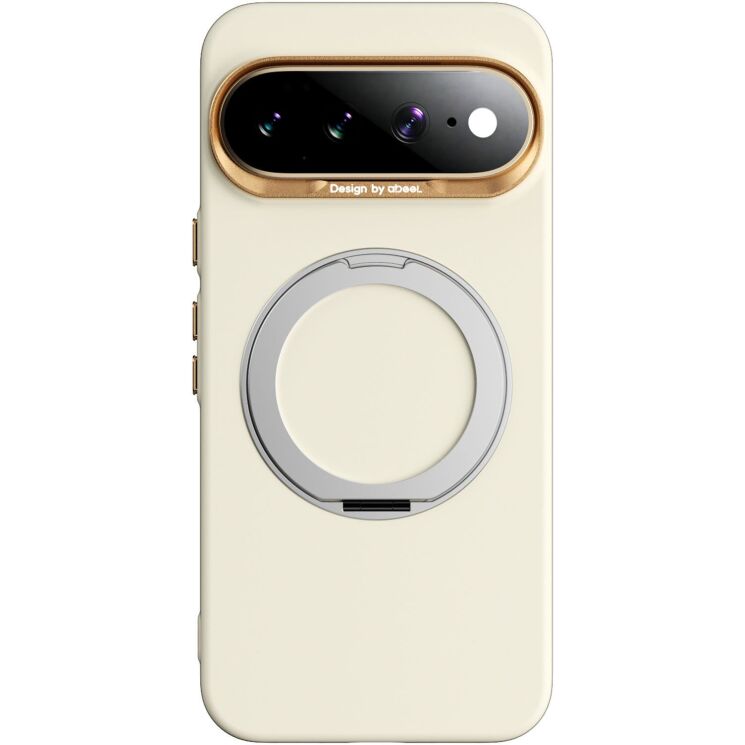 Защитный чехол ABEEL Silk Ring Magnetic для Google Pixel 11 Pro XL - Yellow: фото 1 из 7
