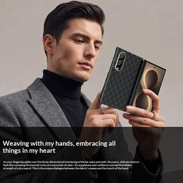Защитный чехол BENKS ArmorGrid Air Magnetic для Samsung Galaxy Fold 8 - Black: фото 3 из 7