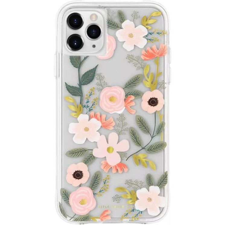Защитный чехол Case-Mate Rifle Paper Co для Apple iPhone X / iPhone XS (CM042888-08) - Floral Clear: фото 1 из 6