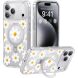 Защитный чехол CASEKOO Floral Series MagSafe для iPhone 17 Pro Max - Oil Painting Daisy (402866F). Фото 3 из 8