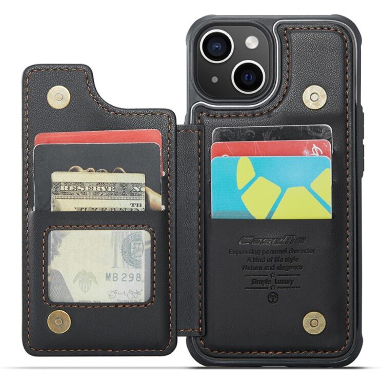 Захисний чохол CaseMe C22 Series для Apple iPhone 15 Plus - Black: фото 2 з 12