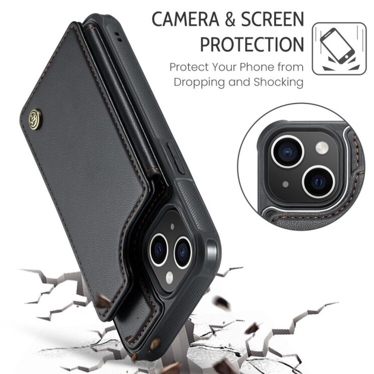 Захисний чохол CaseMe C22 Series для Apple iPhone 15 Plus - Black: фото 8 з 12