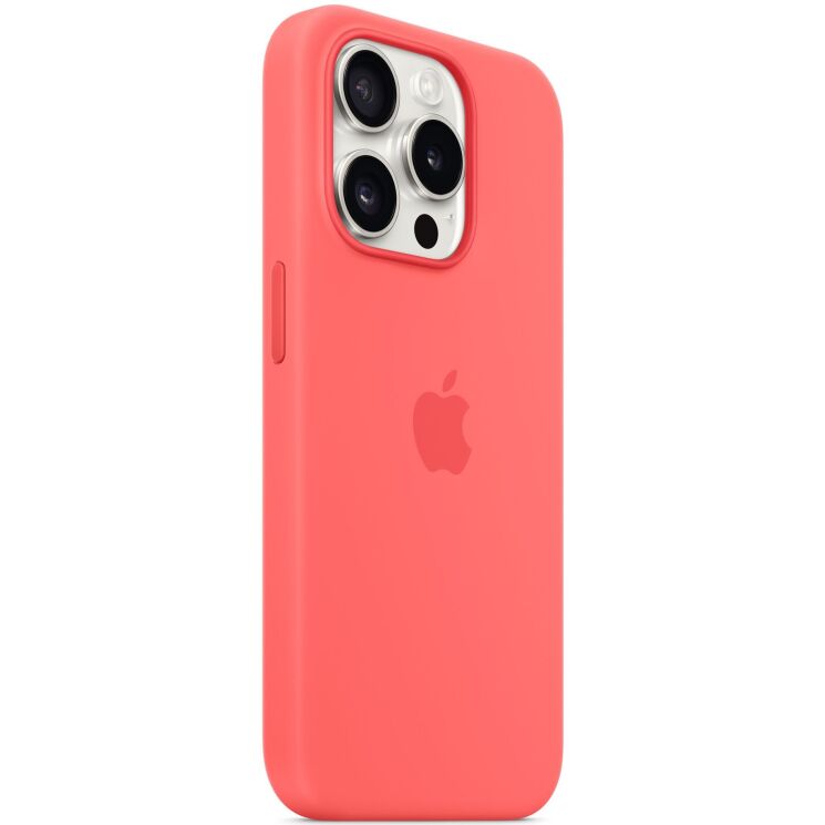 Захисний чохол Copiex Silicone Case with MagSafe для Apple iPhone 15 Pro - Guava: фото 5 з 6
