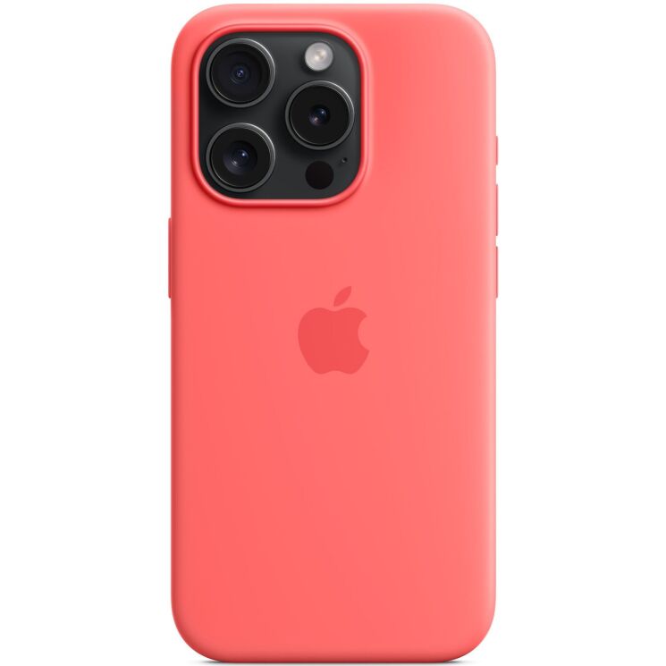 Захисний чохол Copiex Silicone Case with MagSafe для Apple iPhone 15 Pro - Guava: фото 4 з 6
