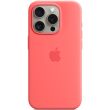 Захисний чохол Copiex Silicone Case with MagSafe для Apple iPhone 15 Pro - Guava (339585R)