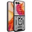 Защитный чехол Deexe Armor Case (FF) для Motorola Razr 50 / Razr 70 - Silver (358722S)