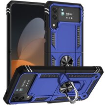Защитный чехол Deexe Armor Case (FF) для Samsung Galaxy Flip 4 - Blue: фото 1 из 8