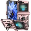 Защитный чехол Deexe Armor Case (FF) для Samsung Galaxy Flip 6 - Rose Gold (357528RG)