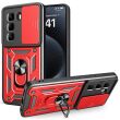Защитный чехол Deexe Armor Shield для Infinix Hot 50 Pro - Red (368912R)